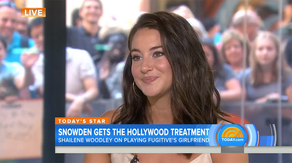 Shailene Woodley, Today Shailene Woodley, Today